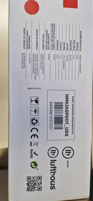 Robot Aspirador Dot. Luftikus