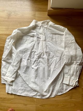 Camisa fallera infantil blanca talla 10 años