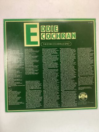 Eddie Cochran The Eddie Cochran Legend LP