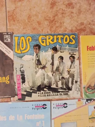 Lote Discos Vinilo Canciones Infantiles