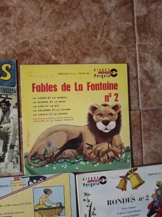 Lote Discos Vinilo Canciones Infantiles