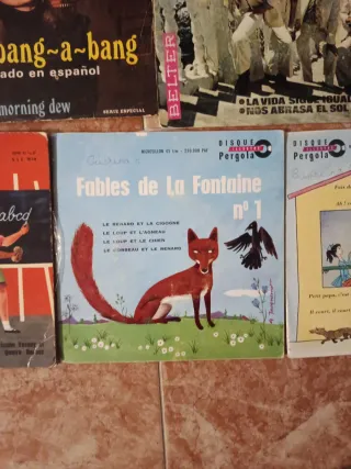 Lote Discos Vinilo Canciones Infantiles