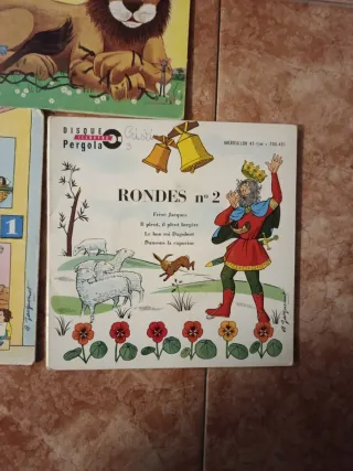 Lote Discos Vinilo Canciones Infantiles