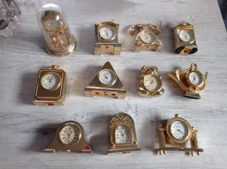 Lote 11 Relojes Colección Dorados