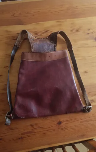 Zurrón de cuero para caza