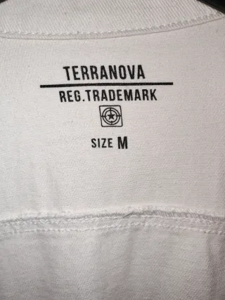 Giacca di jeans Terranova bianca