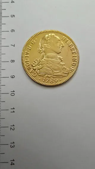Moneda 1789 Carlos IV Rey de España