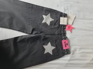 Pantalón One Dilema by Stradivarius Talla 36 Negro