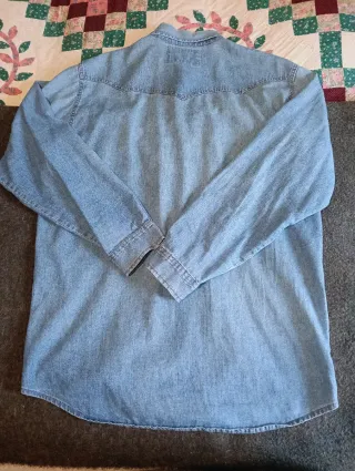 Camisa Levi's Denim Vintage Años 80 Azul