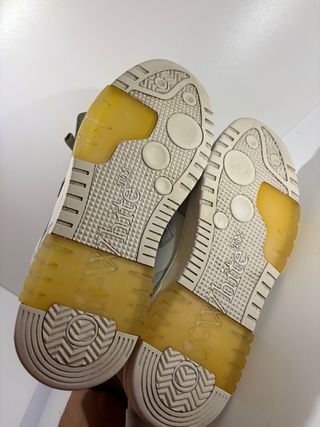 Scarpe Off-White Grigio Bianco