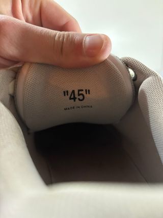 Scarpe Off-White Grigio Bianco