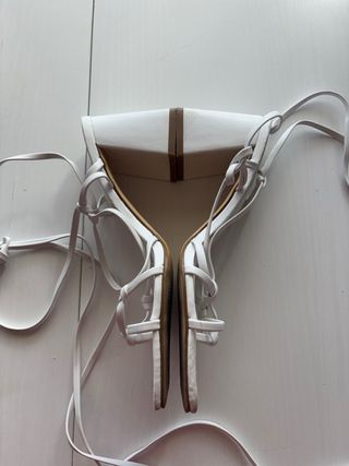 Tacones blancos Primark talla 38