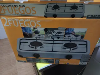 Piano cottura a gas 2 fuochi nuovo