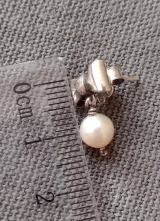 Pendientes Tous Betty Perla Plata