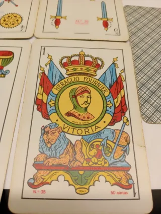 Baraja Cartas Española Fournier 1962