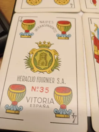 Baraja Cartas Española Fournier 1962