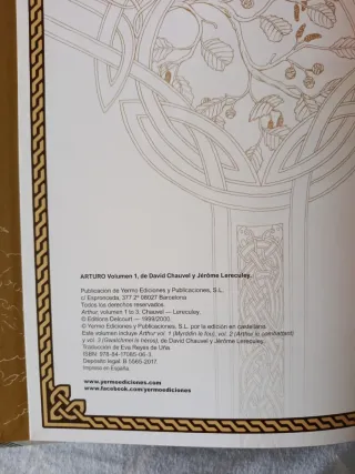 ARTURO. UNA EPOPEYA CELTA. COMPLETA 3 VOL.