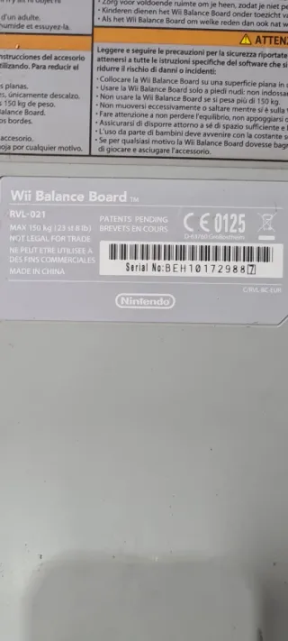 Tabla de Equilibrio Wii Balance Board