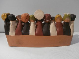 Última Cena Barro Estilo Peruano