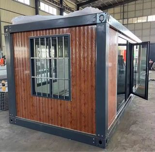 Casa prefabricada moderna con cristales