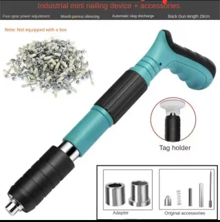 Pistola clavadora portátil + 100 clavos FUENGIROLA