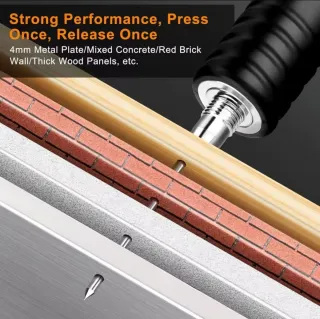 Pistola clavadora portátil + 100 clavos FUENGIROLA