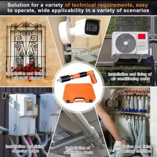 Pistola clavadora portátil + 100 clavos FUENGIROLA