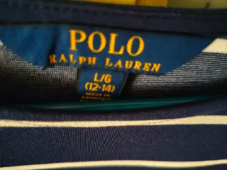 Vestido niña rayas Ralph Lauren