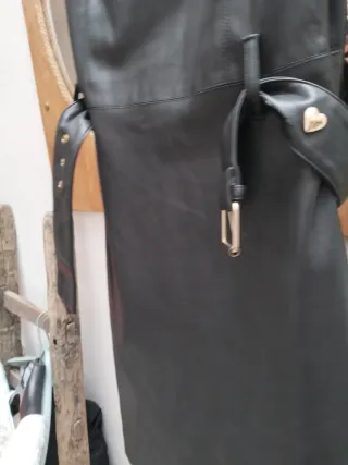 Vestito Twinset similpelle nero