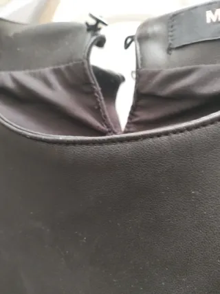 Vestito Twinset similpelle nero