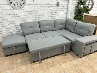 SOFÁ CAMA RINCONERA MODULAR + ARCON ANTIMANCHAS