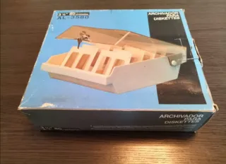 Archivador Antiguo Diskettes 3 1/2