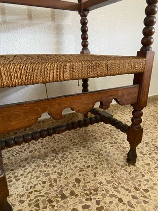 2 Sillones Antiguos Madera Maciza