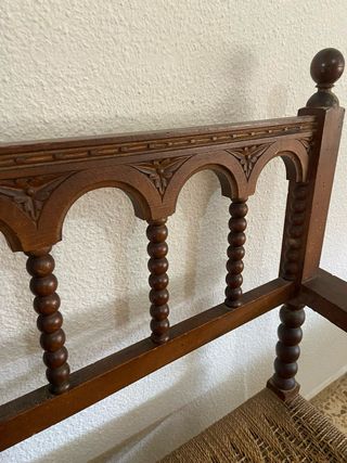 2 Sillones Antiguos Madera Maciza