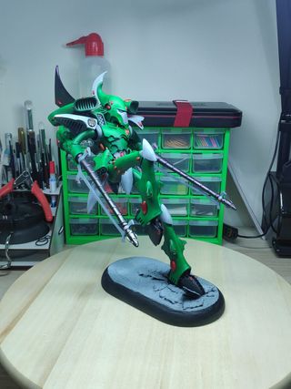 Aeldari Biel-Tan Revenant titan con Sonic lances
