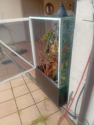 Terrario Camaleones Hecho a Mano