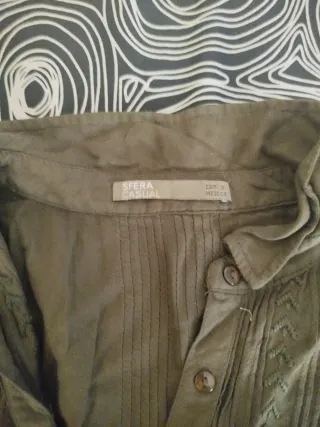 Vestido verde entretiempo