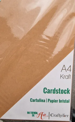Cartulinas Kraft A4 Craftelier