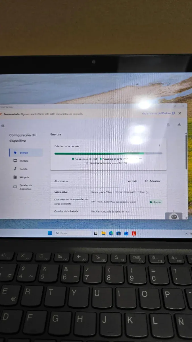 Portátil 2x1 Lenovo MIIX 520-12IKB LTE Pantalla tá afbeelding 6
