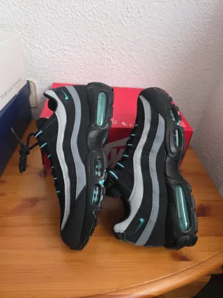 Nike Air Max 95 Negro Gris Turquesa