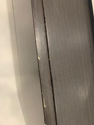 Mueble TV madera marrón y gris