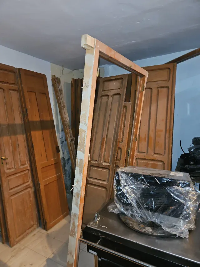 Lote puertas madera antiguas