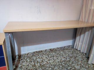 Cómoda juvenil 3 cajones azul y naranja