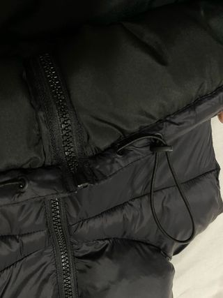 Chaleco acolchado Stradivarius mujer negro