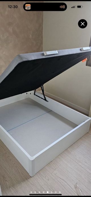 Canapé abatible Emma Blanco/Gri