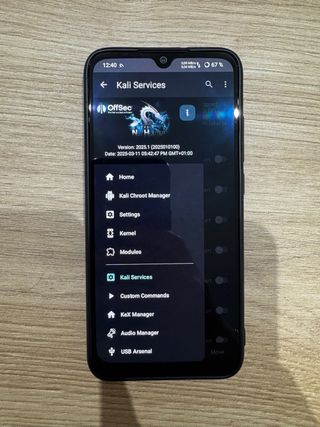 Xiaomi Mi A3 Nethunter Negro