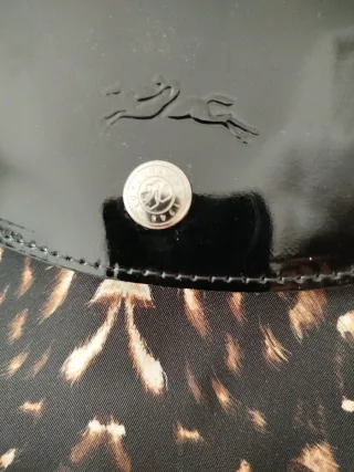 Bolso Longchamp Vintage.modelo depose.asa corta.