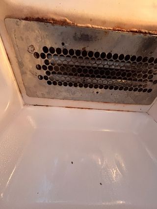 Microondas blanco viejo