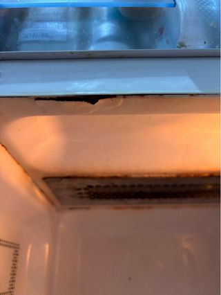 Microondas blanco viejo