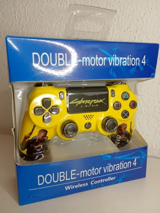 Mando PS4 Cyberpunk 2077 Amarillo